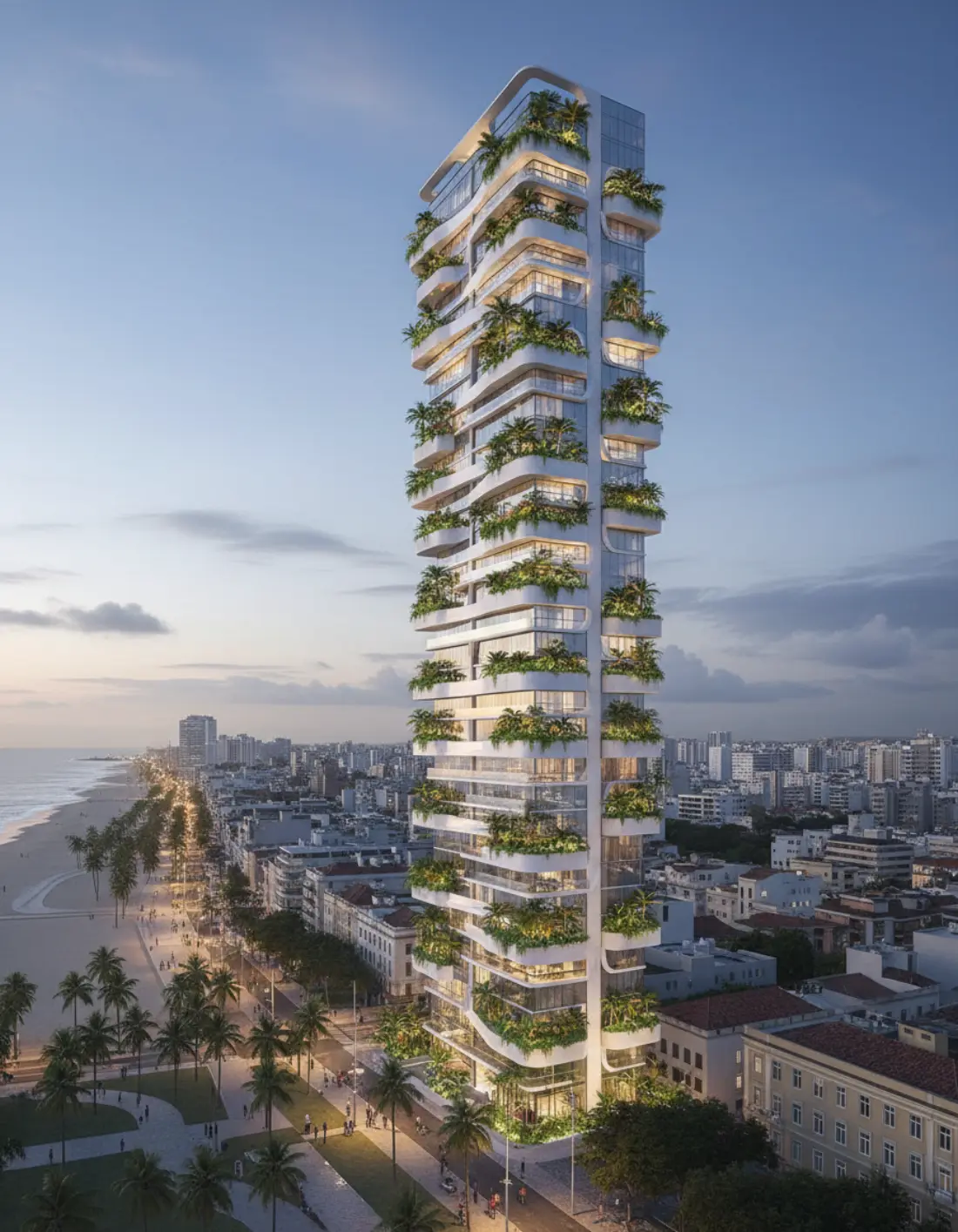 Torre residencial em lançamento